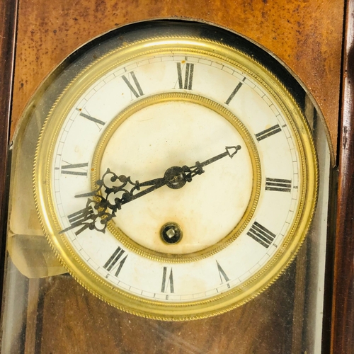 254 - Antique Wall Clock for restoration.