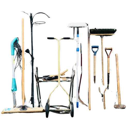 267 - Collection of Garden Tools to include kneeler, electric weed burner etc