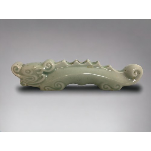 105 - Chinese Vintage and Later items to include Cloisonne, Scroll weights and a Celadon Glazed Pen Rest i... 