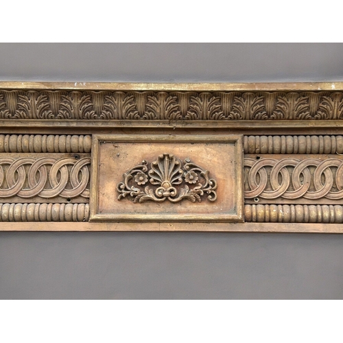 752 - A large antique carved wood Door surround / frame.Twin columns and header, with intricately carved o... 