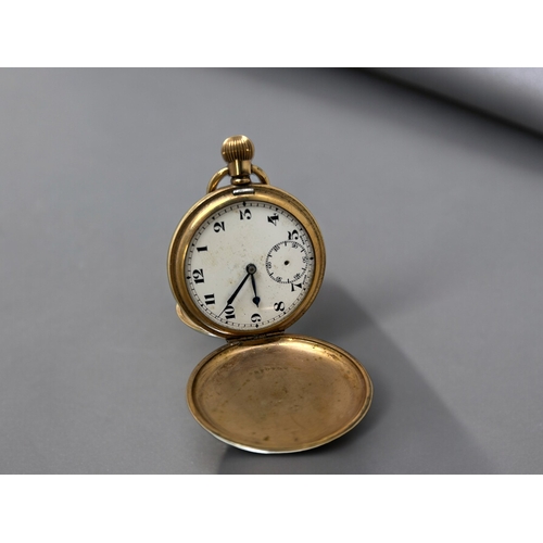 381 - Three vintage pocket watches. Including a Elgin doubler hunter, Smiths and Buler.