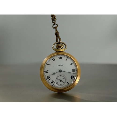 381 - Three vintage pocket watches. Including a Elgin doubler hunter, Smiths and Buler.