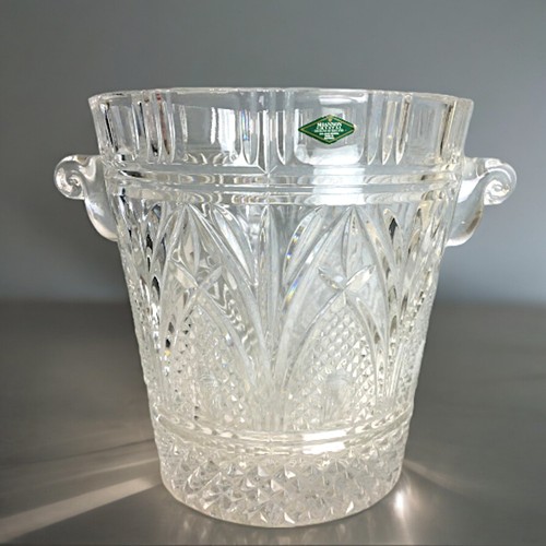 113 - A large Shannon Crystal Glass Champagne Jerboam Sized Bucket.Height 26cmDia 25cm