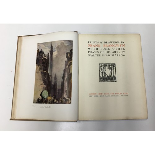 381 - Prints & Drawings by Frank Brangwyn, with some other Phases of his Art -  SPARROW, Walter Shaw. ... 