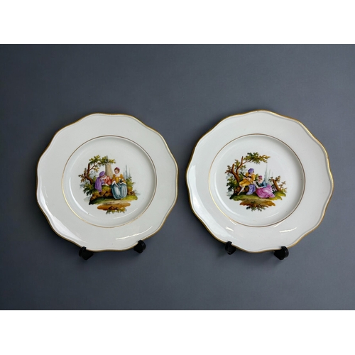 201 - A collection of 19th century & later ceramics. Including Zsolnay Pecs, Continental hand painted ... 