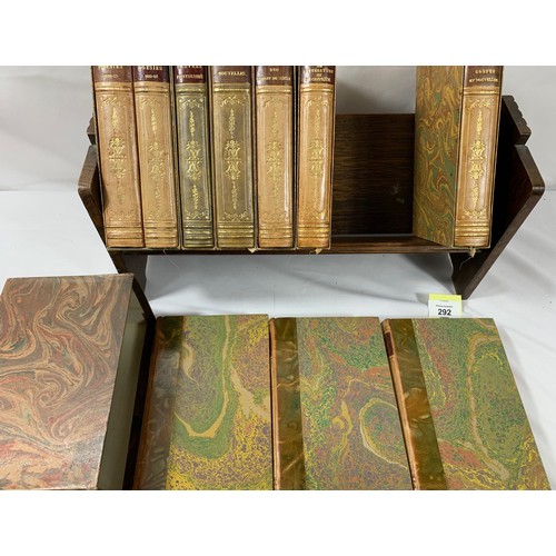 292 - Alfred de Musset - 10 Antiques Volumes in Slipcases, published by Alphonse Lemerre between 1907 to 1... 