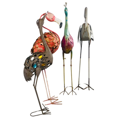 464 - 4 Metal Garden Birds