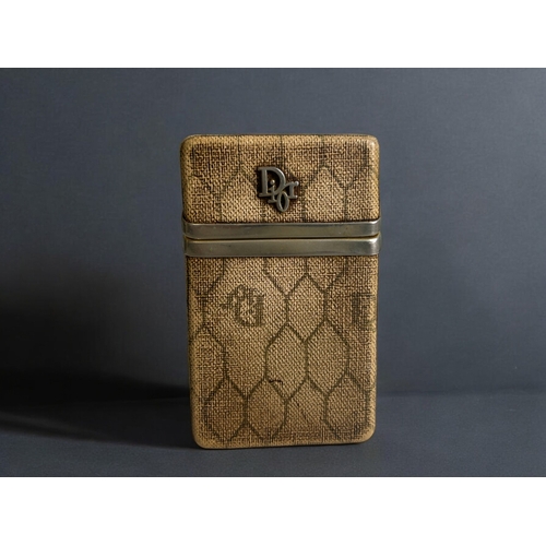 482 - A vintage Christian Dior cigarette case.Height - 10.5cm