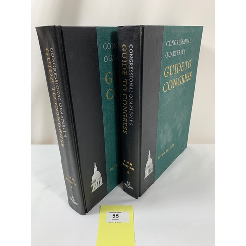 55 - Congressional Quarterly's Guide to Congress (2 Volumes) Fifth Edition (2000). Published by CQ Press,... 