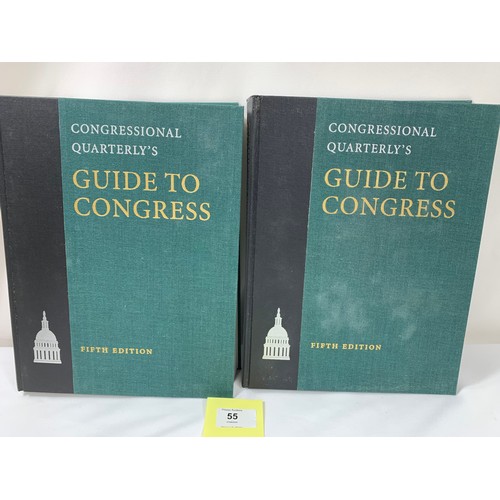 55 - Congressional Quarterly's Guide to Congress (2 Volumes) Fifth Edition (2000). Published by CQ Press,... 