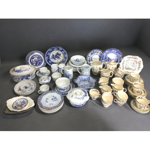 496 - Large quantity of Ceramics to include Indian Tree porcelain (Jugs, Cups, Saucers Plates ect) Royal W... 