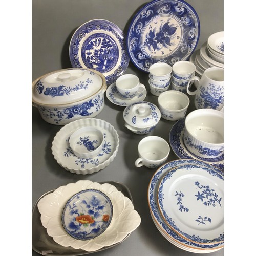 496 - Large quantity of Ceramics to include Indian Tree porcelain (Jugs, Cups, Saucers Plates ect) Royal W... 