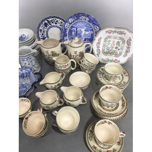 496 - Large quantity of Ceramics to include Indian Tree porcelain (Jugs, Cups, Saucers Plates ect) Royal W... 