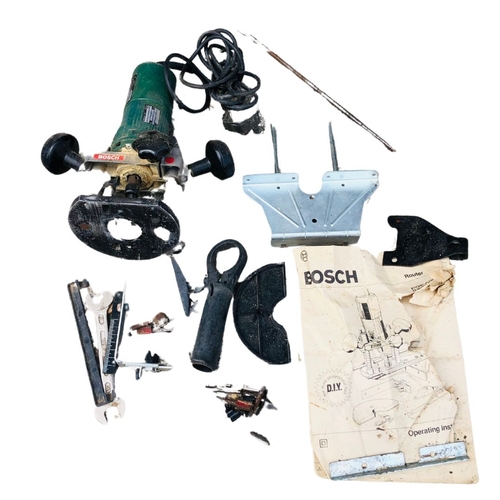 531 - A Used Bosch Router and accessories