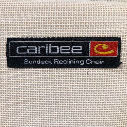 21 - A Caribee Sundeck Reclining Deckchair and one other canvas chair