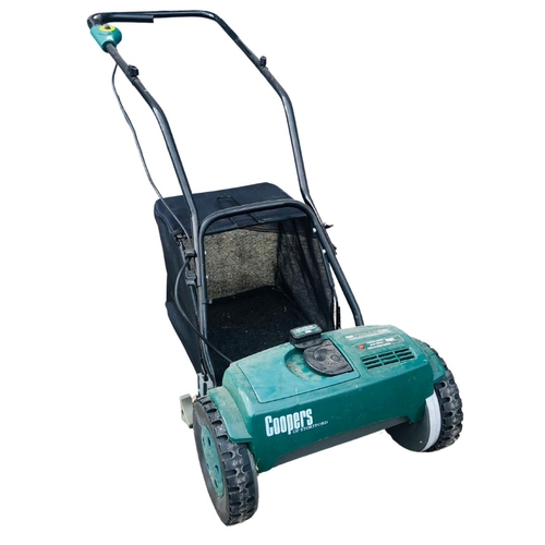 537 - Coopers cordless Cylinder Lawn Mower