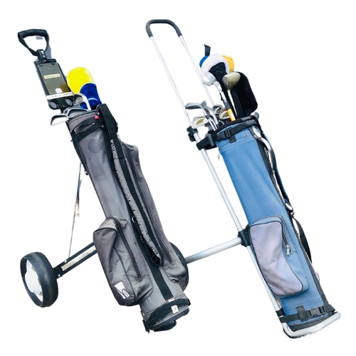 539 - Two Sets of Golf Clubs and Golf Trolleys - Howson and others