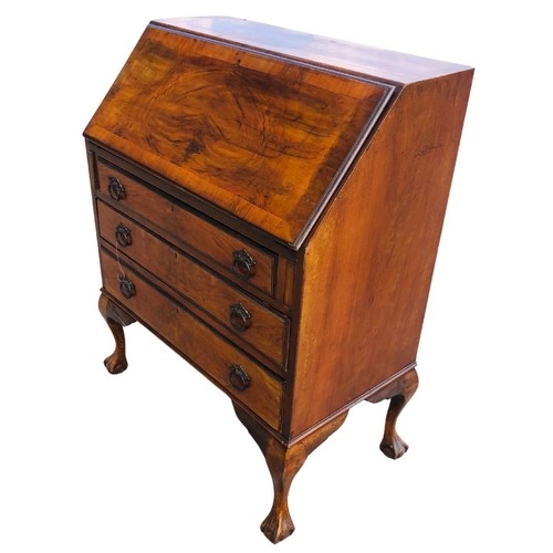 148 - Beautiful Antique Ball and Claw Bureau in good Condition