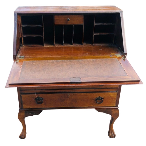 148 - Beautiful Antique Ball and Claw Bureau in good Condition