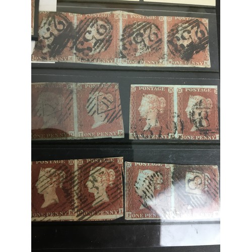 267 - 4 x Stamp Albums, Containing a Complete page of Victorian Penny Reds of Various Dates, World Wide St... 