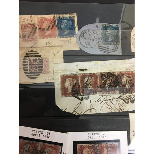 267 - 4 x Stamp Albums, Containing a Complete page of Victorian Penny Reds of Various Dates, World Wide St... 