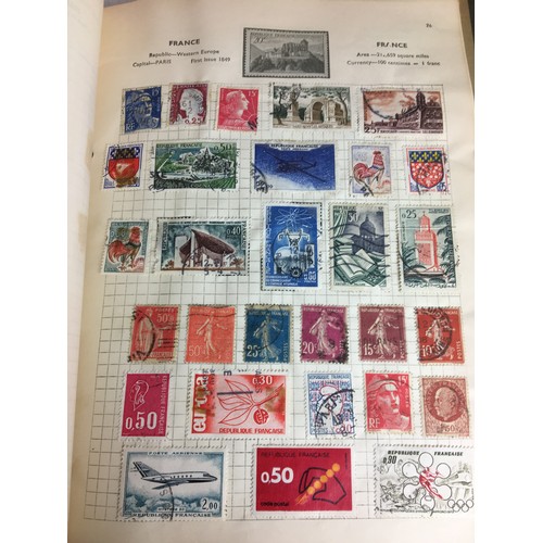 267 - 4 x Stamp Albums, Containing a Complete page of Victorian Penny Reds of Various Dates, World Wide St... 