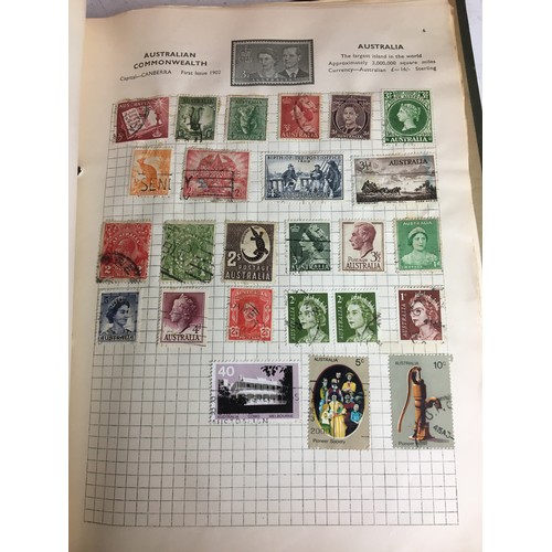 267 - 4 x Stamp Albums, Containing a Complete page of Victorian Penny Reds of Various Dates, World Wide St... 