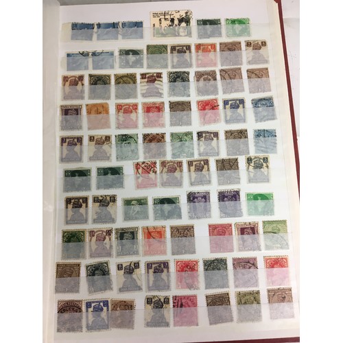 267 - 4 x Stamp Albums, Containing a Complete page of Victorian Penny Reds of Various Dates, World Wide St... 