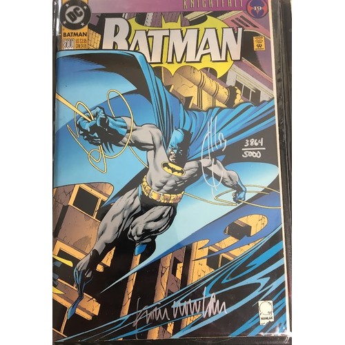 55 - DC Comics - Qty Some Signed and Limited Edition.DC Batman #500 Signed Ltd Edition with Certification... 