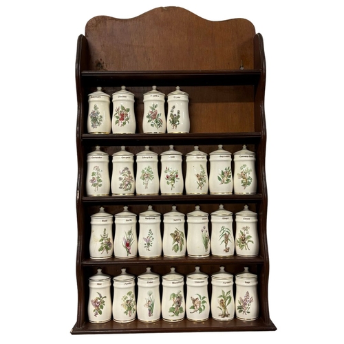 23 - Full set of 25 Flower Fairy Spice Jars and Spice Rack from Gresham Marketing Ltd 1989