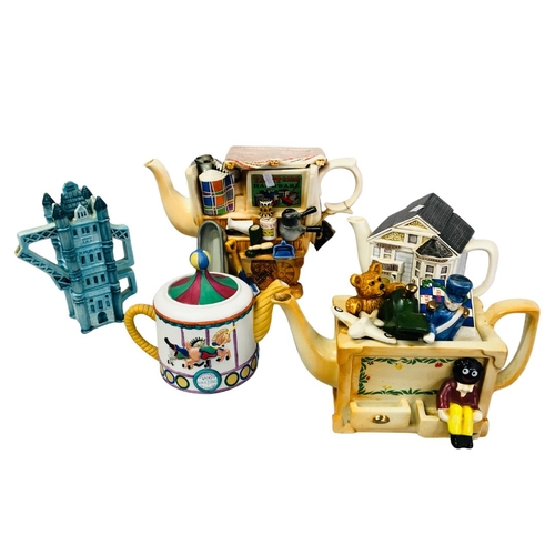 550 - 5 Collectable Contemporary Tea Pots