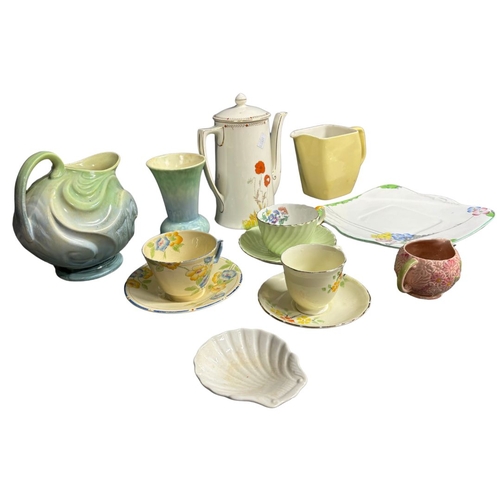 80 - Collection of ceramic pieces from various tea sets.