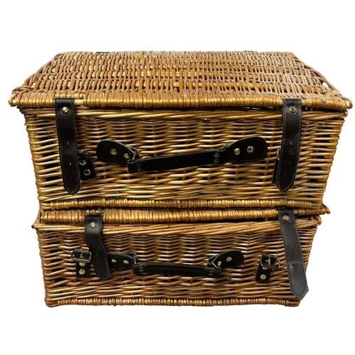 83 - Two Large Wicker Picnic Baskets