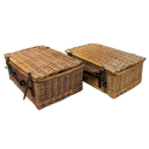 83 - Two Large Wicker Picnic Baskets