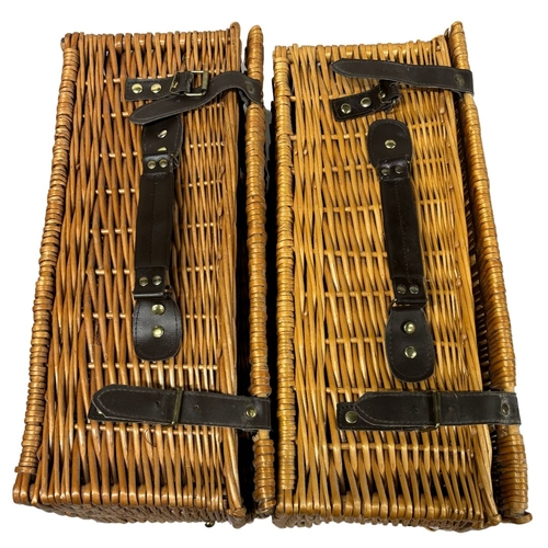 83 - Two Large Wicker Picnic Baskets