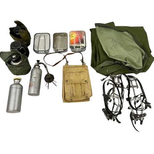 558 - Military Gortex Bivi Bag, Mess Tins Etc