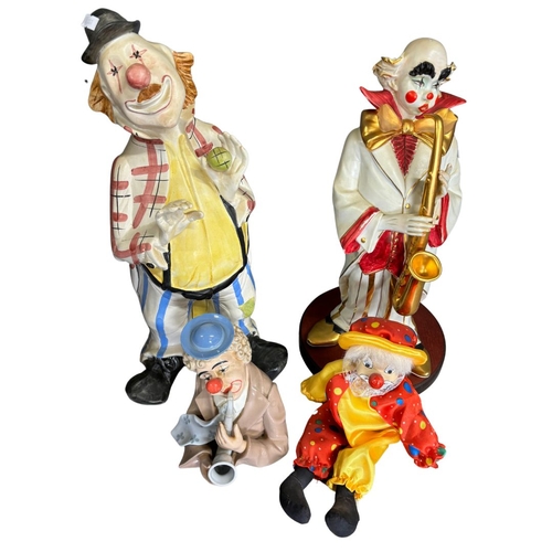 86 - Collection of 4 Clowns