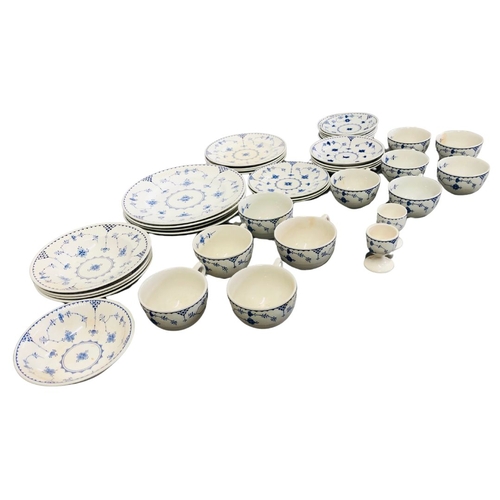 693 - Denmark pattern Part Tea Service Set.