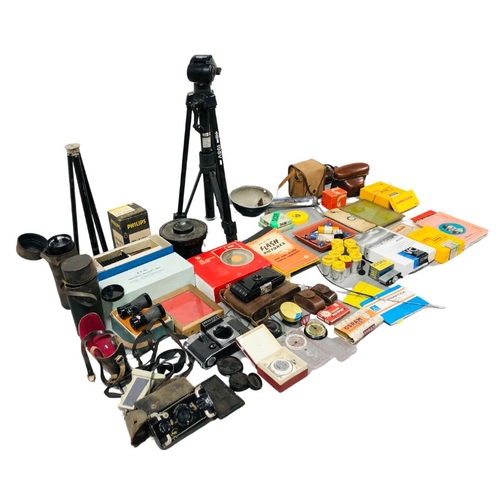 701 - A Large Collection Vintage and earlier of Photographic Equipment and paraphernalia