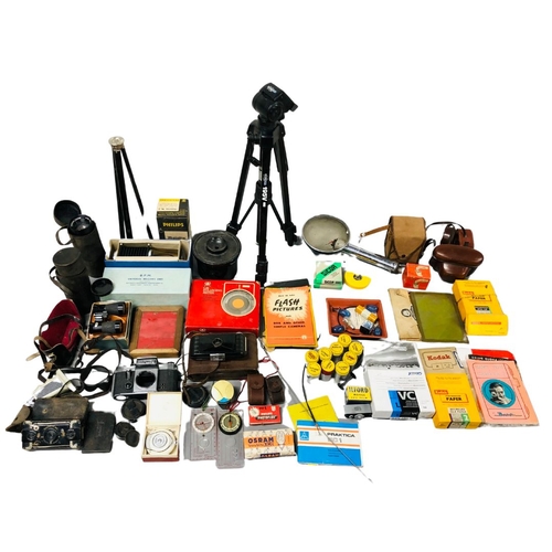 701 - A Large Collection Vintage and earlier of Photographic Equipment and paraphernalia