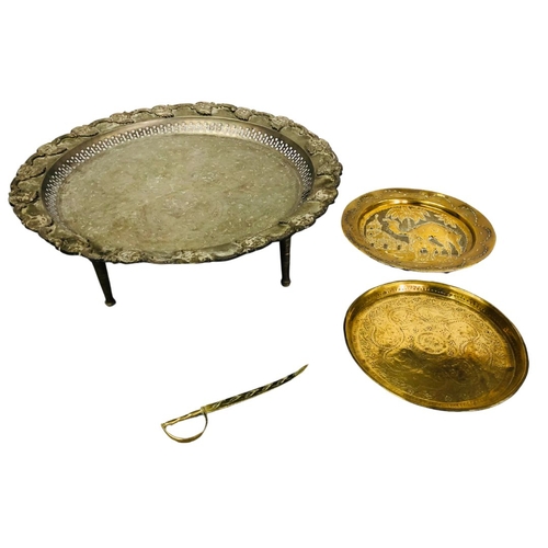 716 - Islamic / Indian Trays etc