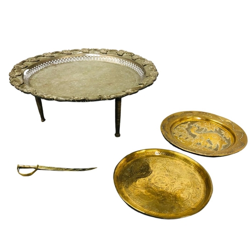 716 - Islamic / Indian Trays etc