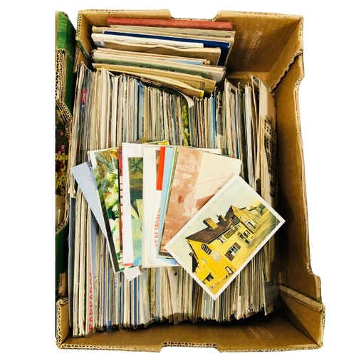 724 - 3 x Boxes of Postcards