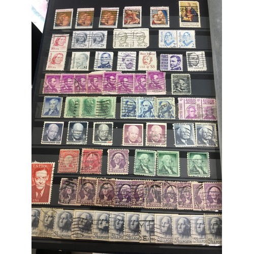 268 - 4 x Stamp Albums - British and Colonial and Worldwide - to include Winston Churchill, Kuwait post Ma... 