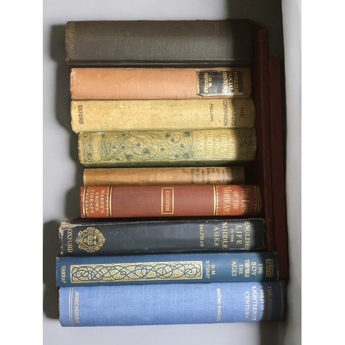 337 - 19th Century and Later 4 x Boxes of Books - To include 1888 Last of the Mohicans, Chats Series Antiq... 