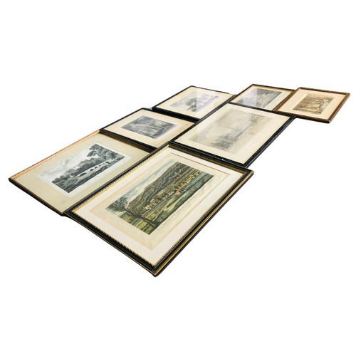 47 - 7 x 19th Century and Later Etchings and Prints of varying Architectural and Landscape scenes.