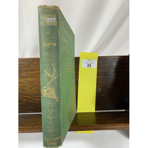 22 - The Natural History of Selborne by Gilbert White - HB 1902 First Edition SIGNED with additional lett... 