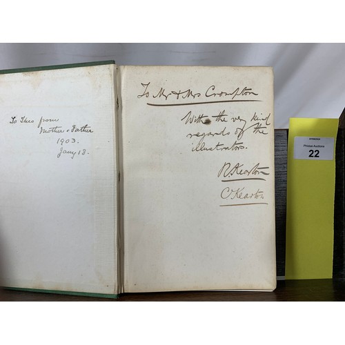 22 - The Natural History of Selborne by Gilbert White - HB 1902 First Edition SIGNED with additional lett... 