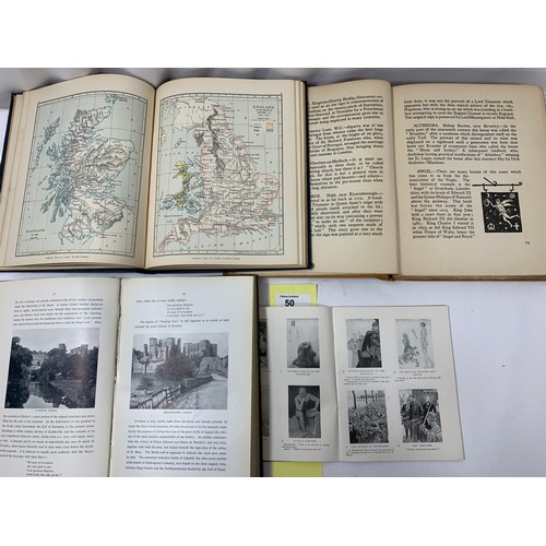 50 - 4 Vintage Volumes with historical interest inc: Gardiner's Atlas of English History 1905 etc.No dust... 