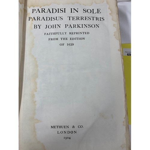 69 - Paradisi in Sole Paradisus Terrestris. Faithfully Reprinted from the Edition of 1629. Very Large vol... 